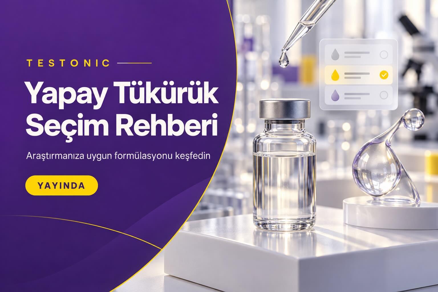Araştırmaya Uygun Formülasyona Ulaşmayı Kolaylaştıran Yapay Tükürük Seçim Rehberi Yayında