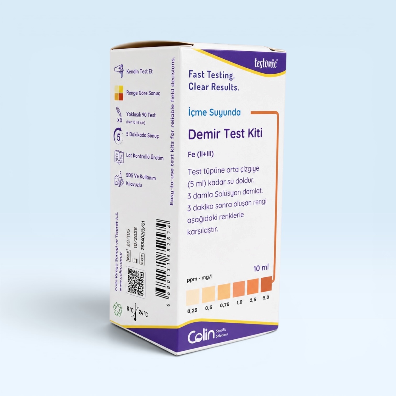 Iron Test Kit in Drinking Water