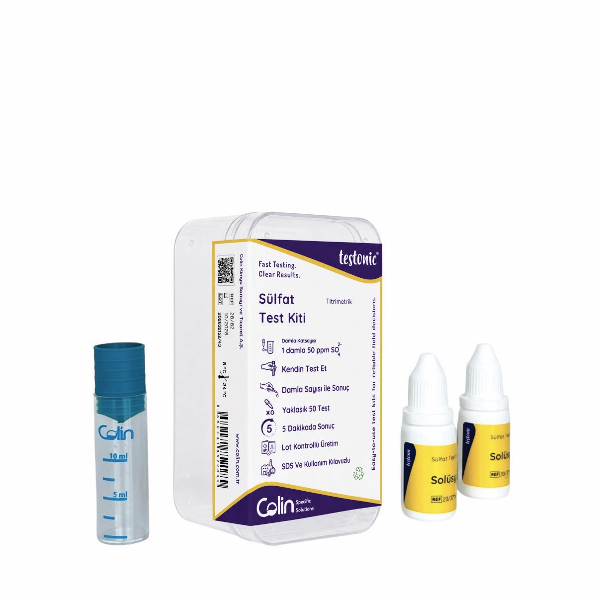 Sülfat Test Kiti - Titrimetrik